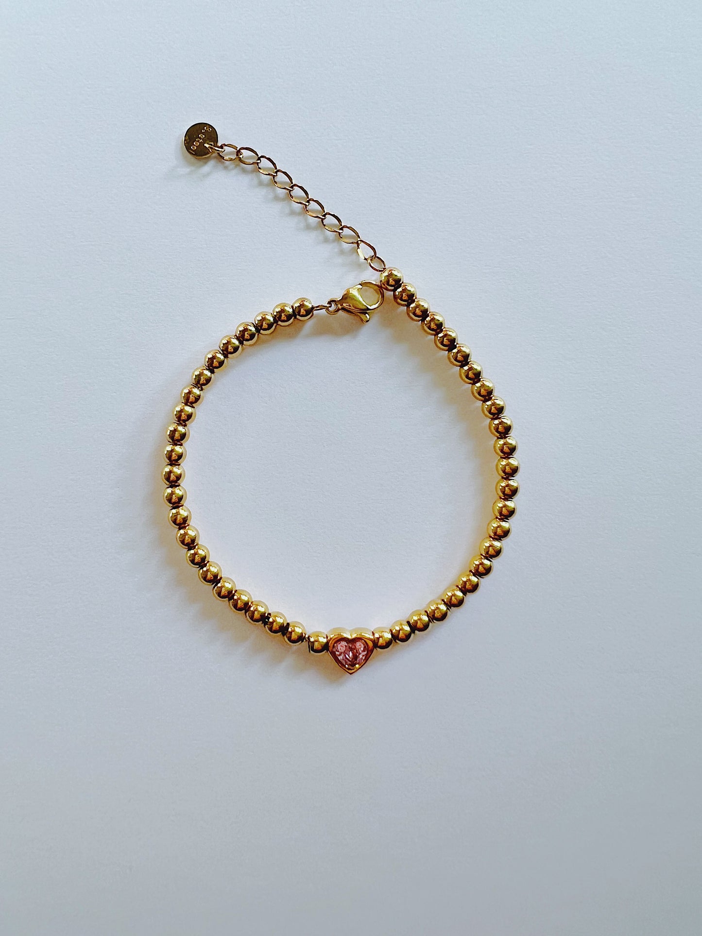 Heart Bead Bracelet