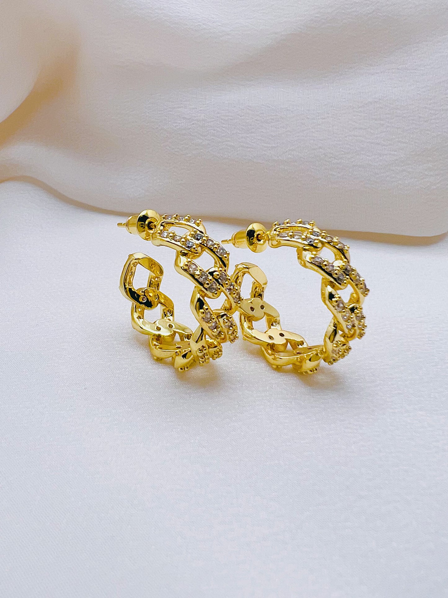 Azucar Hoops Earrings - Paumi