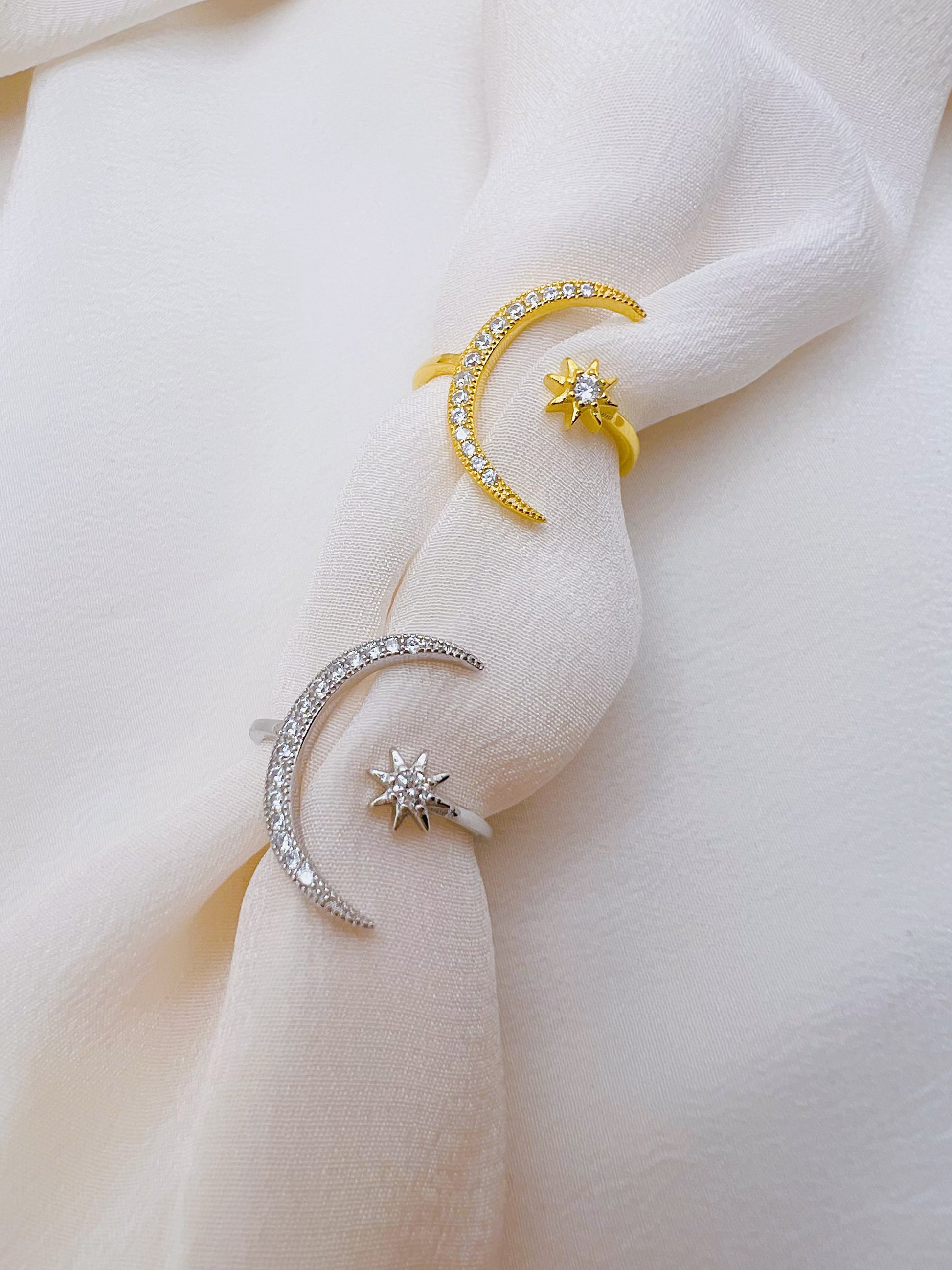 Avery Open Ring (925 Sterling Silver) - Paumi