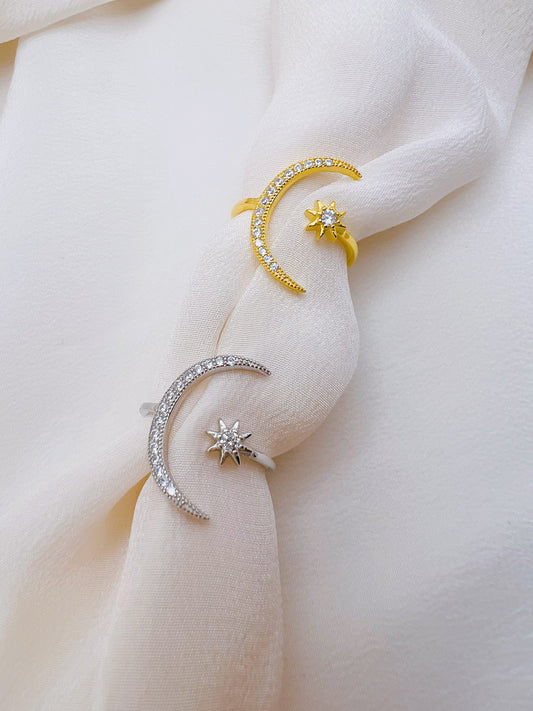 Avery Open Ring (925 Sterling Silver) - Paumi