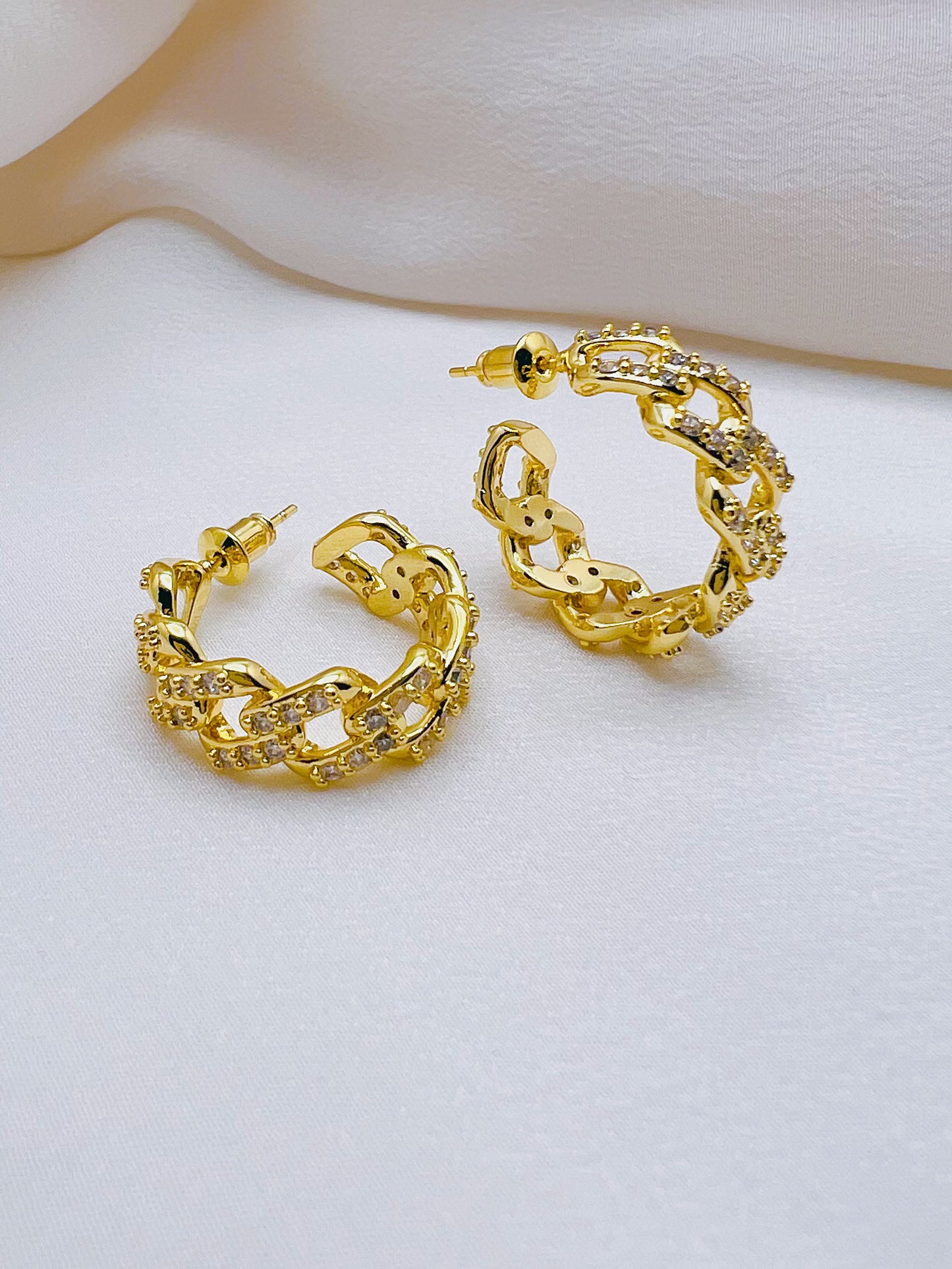 Azucar Hoops Earrings - Paumi