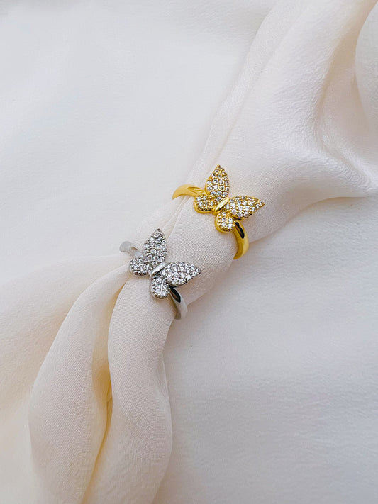 Butterfly Open Ring - Paumi
