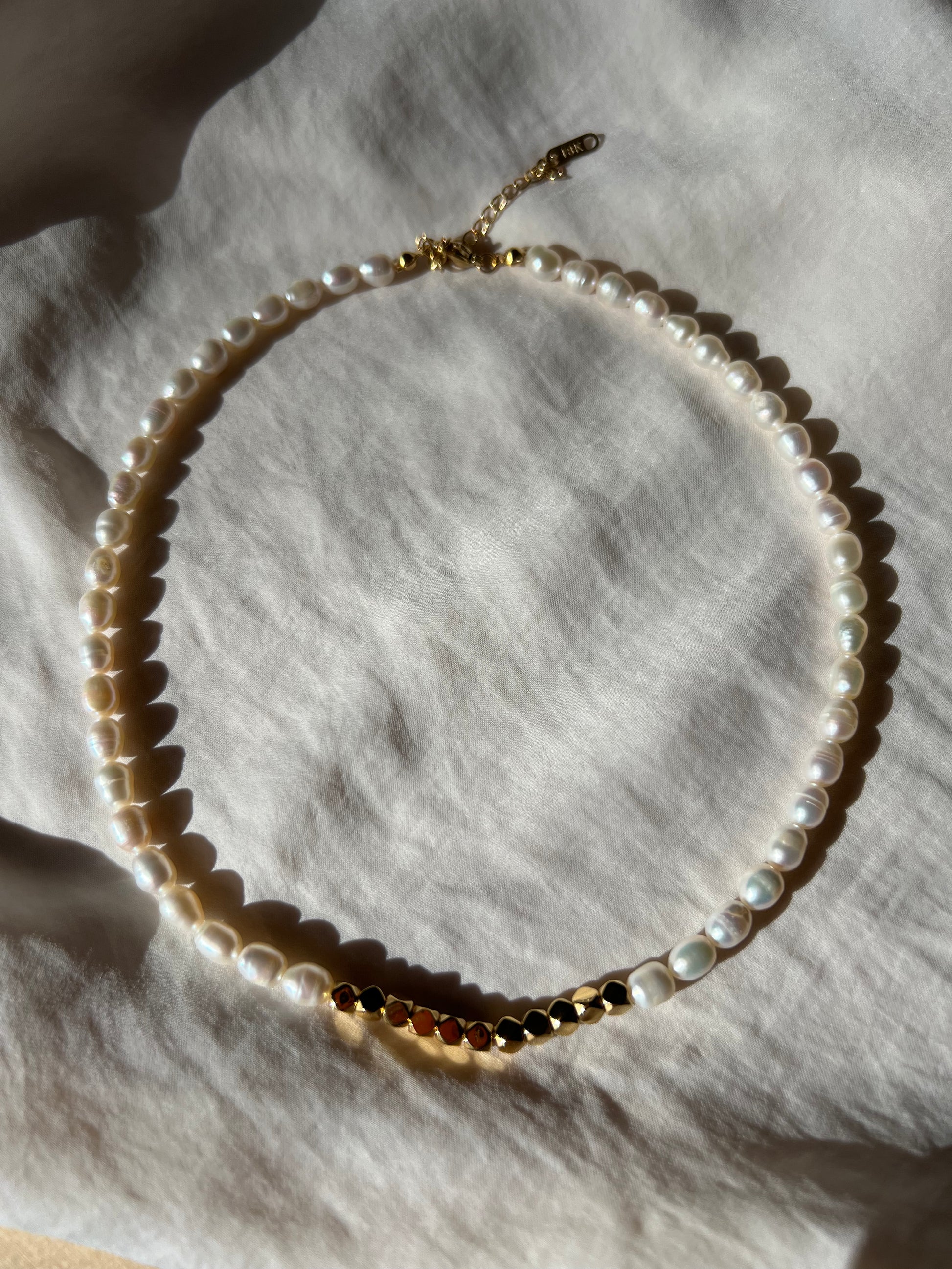 Tami Pearl Choker Necklace - Paumi