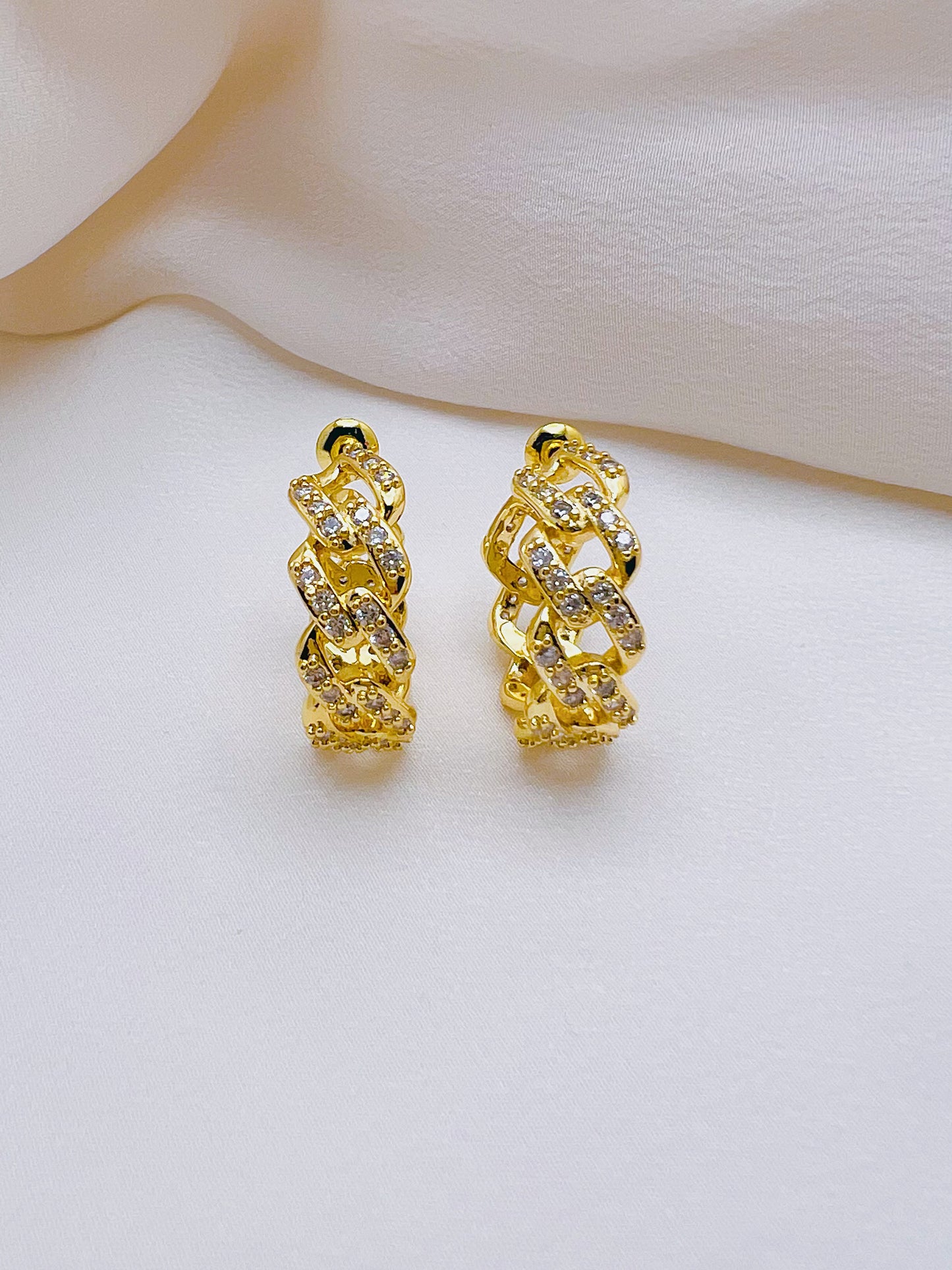 Azucar Hoops Earrings - Paumi