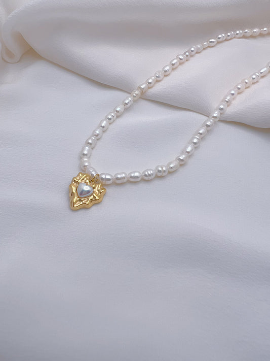 Lumi Pearl Choker Necklace - Paumi