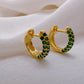 Verde Huggies Earrings - Paumi
